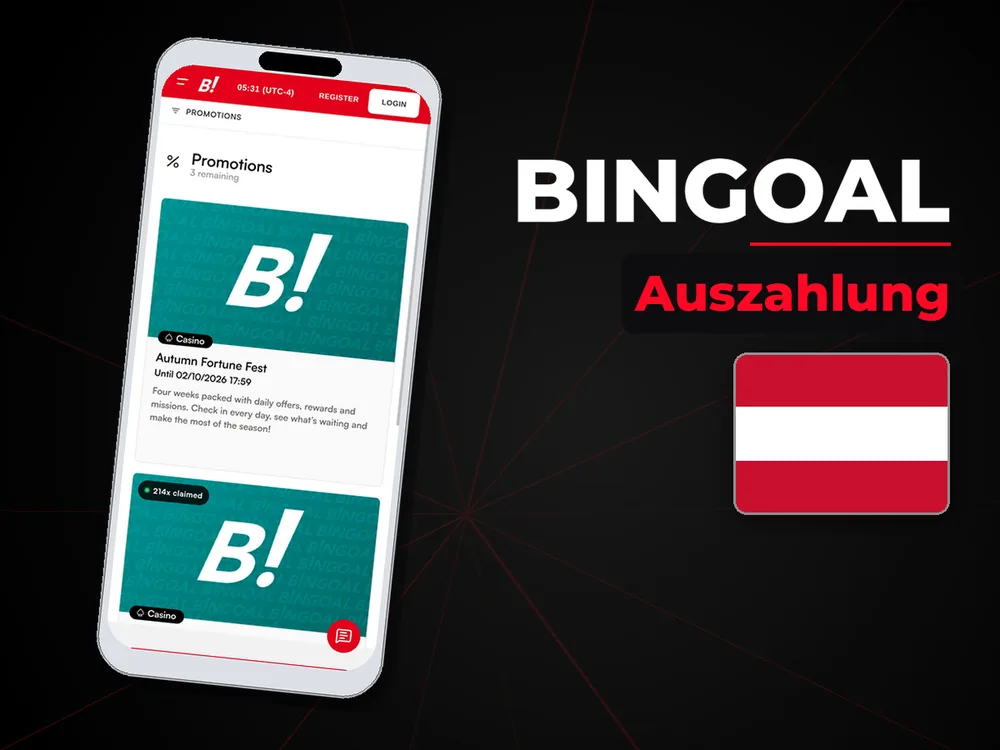 Bingoal - Auszahlung