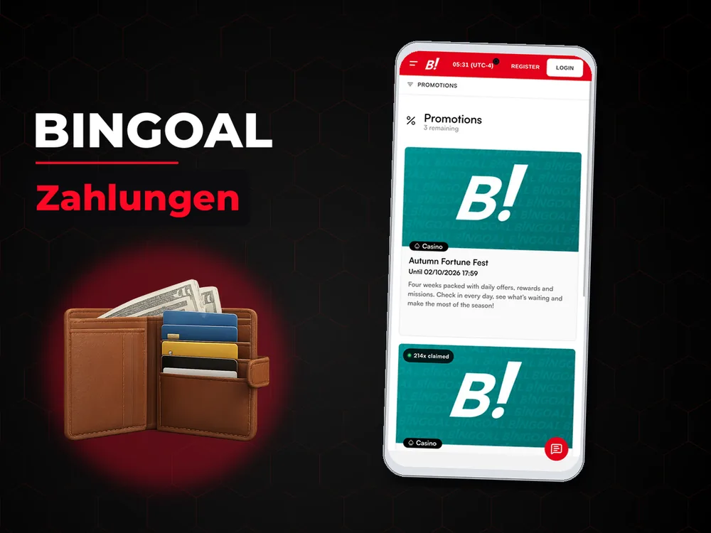 Bingoal - Zahlungen