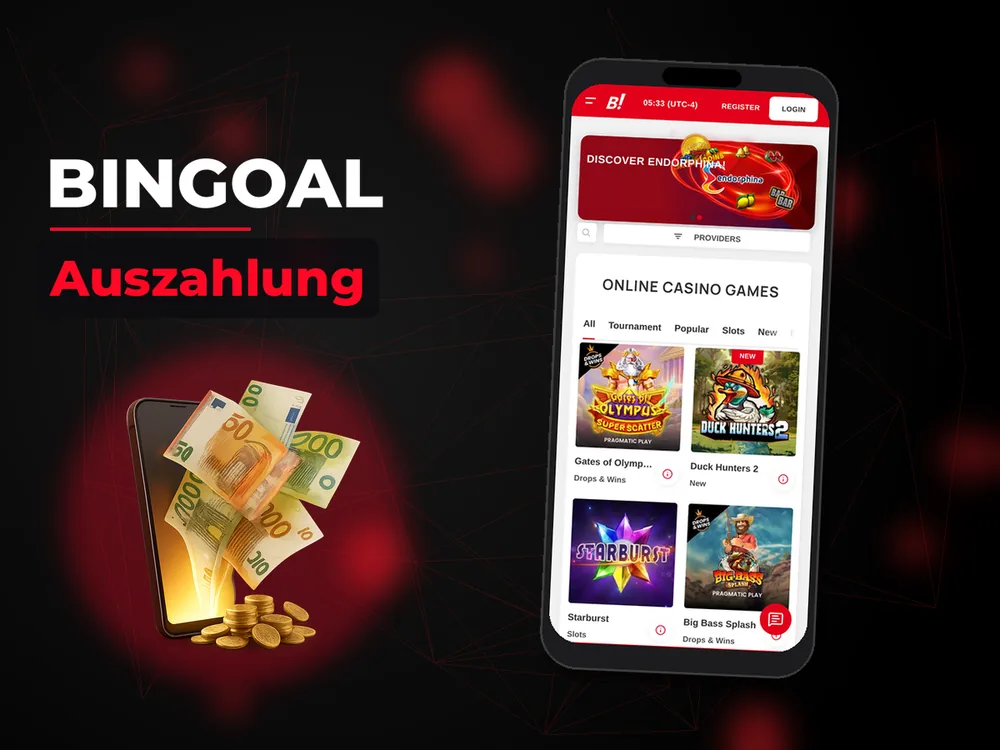 Bingoal - Auszahlung