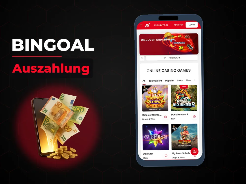 Bingoal - Auszahlung