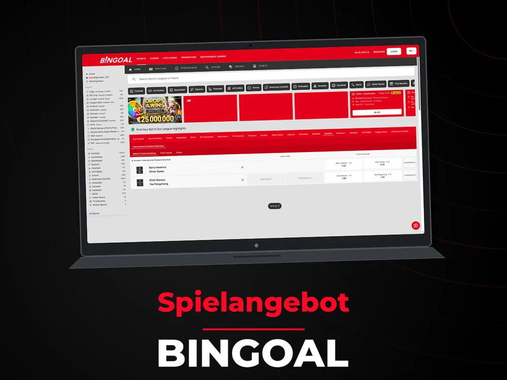 Bingoal - Spielangebot