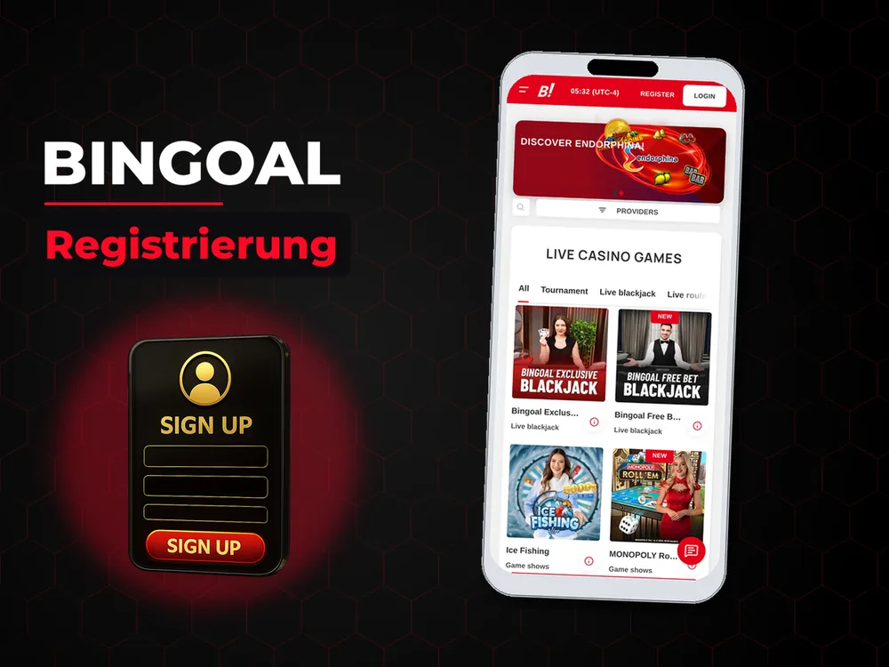 Bingoal - Registrierung
